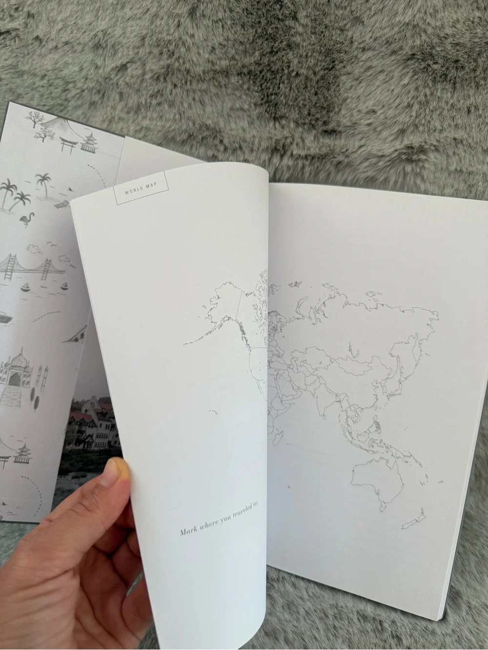 Gray Promptly Travel Journal new hardcover